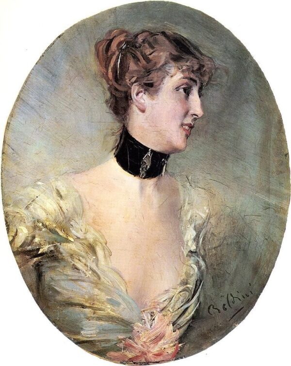 The Countess Ritzer by Giovanni Boldini, hand-painted oil painting reproduction