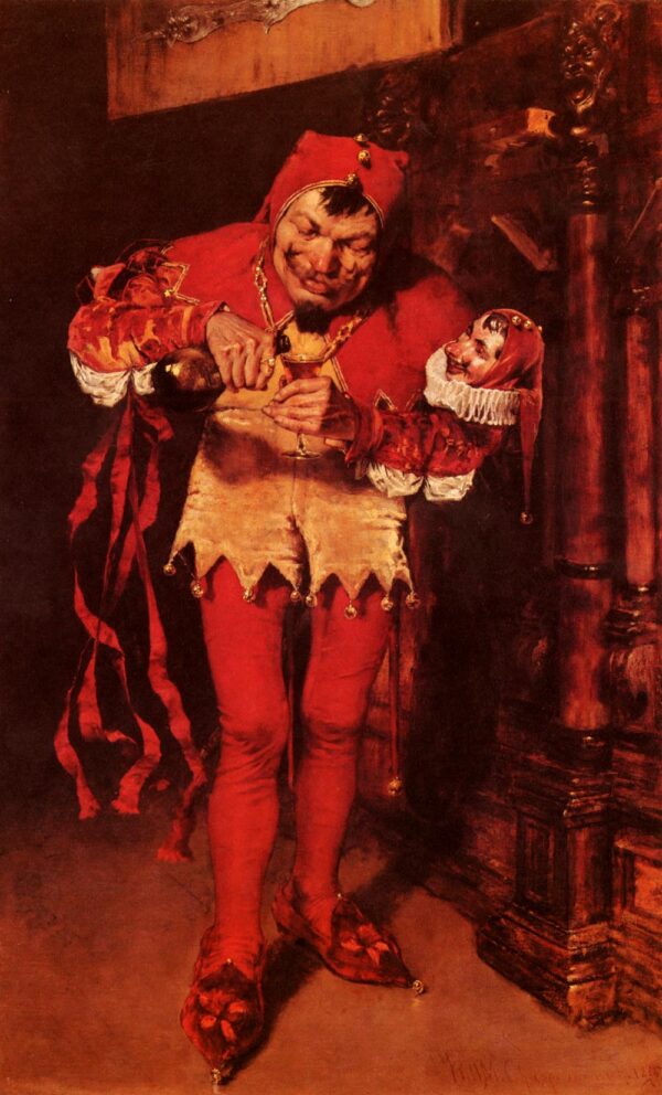 The Court Jester by William Merritt Chase, hand-painted oil painting reproduction