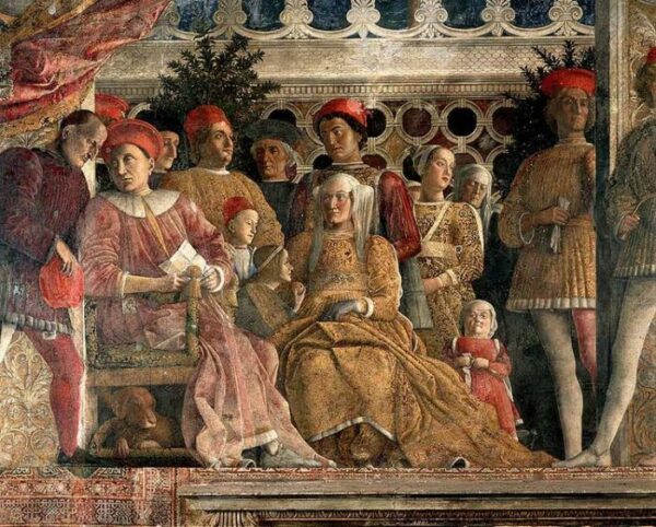 The Court Of Mantua by Andrea Mantegna, hand-painted oil painting reproduction