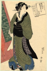 The Courtesan by Utagawa Kunisada, hand-painted oil painting reproduction