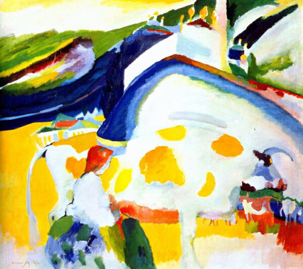 The Cow by Wassily Kandinsky, hand-painted oil painting reproduction