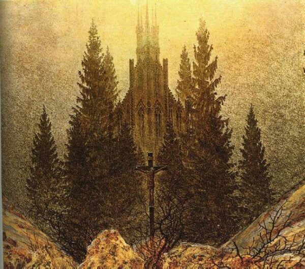 The Cross on the Mountain by Caspar David Friedrich, hand-painted oil painting reproduction