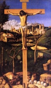 The Crucifixion by Giovanni Bellini, hand-painted oil painting reproduction