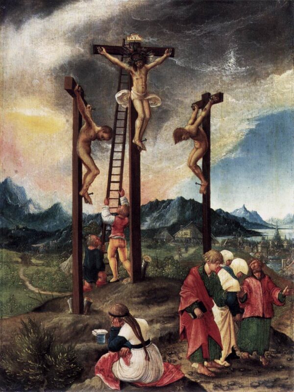 The Crucifixion by Albrecht Altdorfer, hand-painted oil painting reproduction