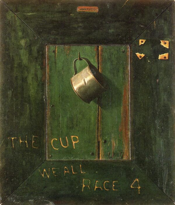 The Cup We All Race 4 by John Frederick Peto, hand-painted oil painting reproduction
