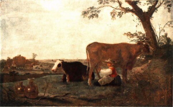 The Dairy Maid by Aelbert Cuyp, hand-painted oil painting reproduction
