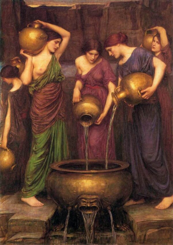 The Danaides by John William Waterhouse, hand-painted oil reproduction