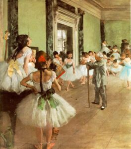 The Dance Class by Edgar Degas, hand-painted oil painting reproduction