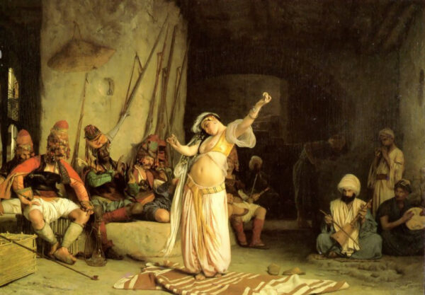 The Dance of the Almeh by Jean-Léon Gérôme, hand-painted oil painting reproduction