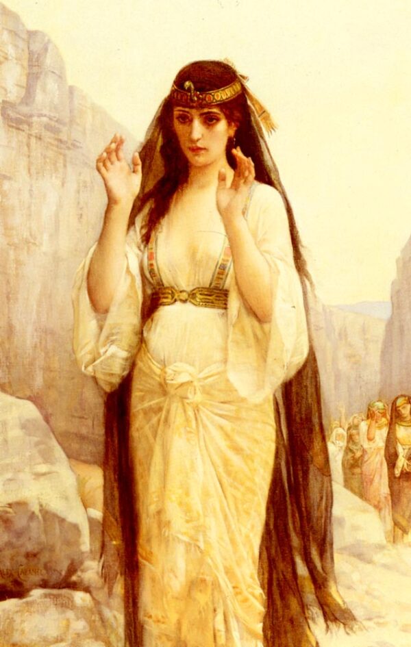 The Daughter Of Jephthah by Alexandre Cabanel, hand-painted oil painting reproduction