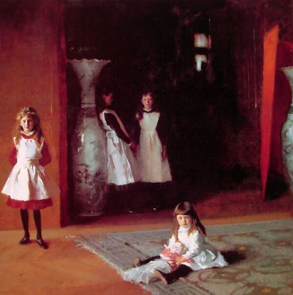 The Daughters of Edward Darley Boit by John Singer Sargent, hand-painted oil painting reproduction
