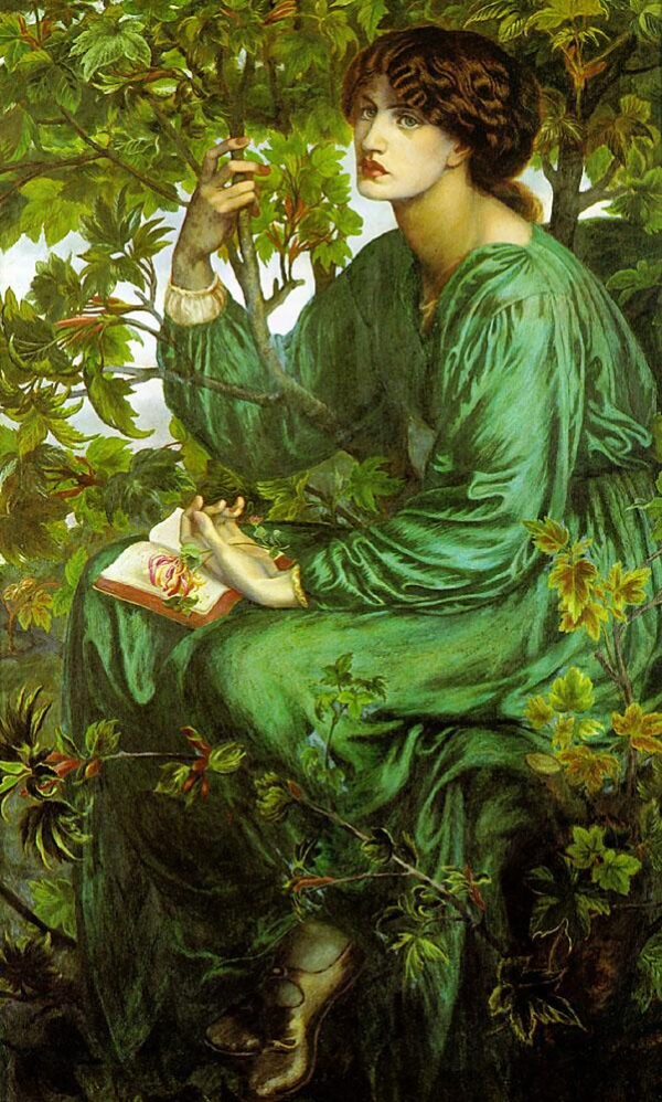 The Day Dream by Dante Gabriel Rossetti, hand-painted oil painting reproduction