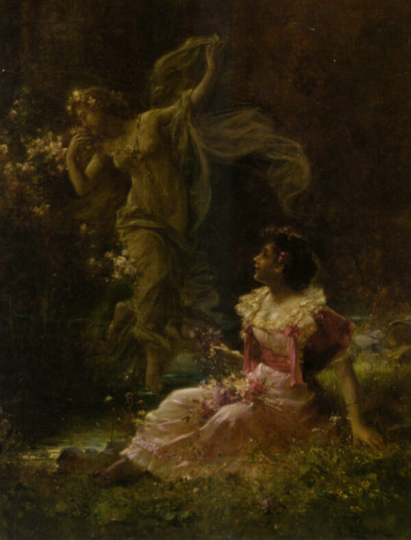 The Daydream of Demeter by Hans Zatzka, hand-painted oil painting reproduction