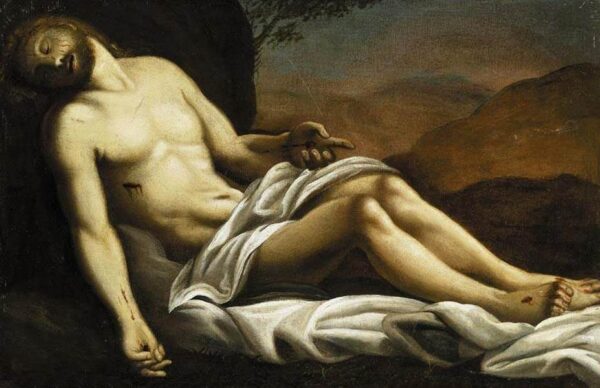 The Dead Christ by Sisto Badalocchio, hand-painted oil painting reproduction