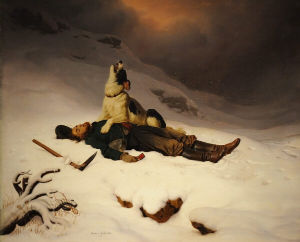 The Dead Miner by Charles Christian Nahl, hand-painted oil painting reproduction