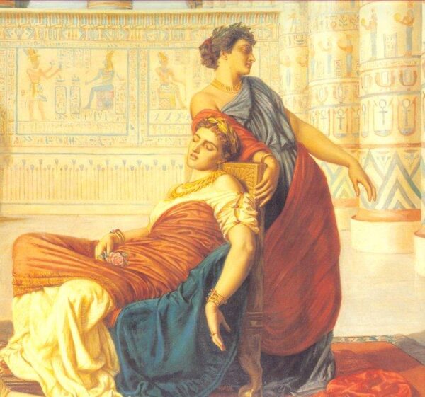 The Death of Cleopatra by Valentine Cameron Prinsep, hand-painted oil painting reproduction