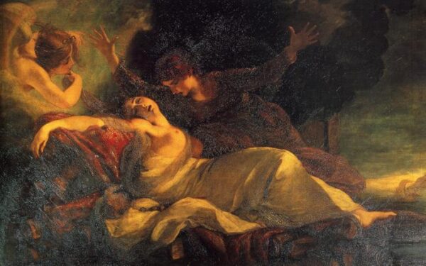 The Death of Dido by Joshua Reynolds, hand-painted oil painting reproduction