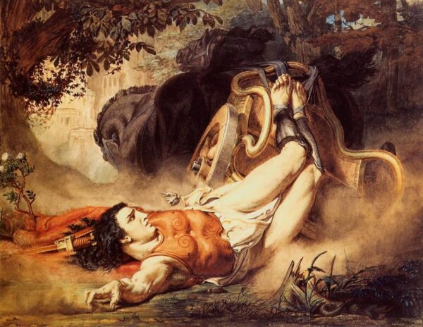 The Death of Hippolytus by Lawrence Alma-Tadema, hand-painted oil painting reproduction