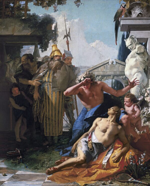 The Death of Hyacinthus by Giovanni Battista Tiepolo, hand-painted oil painting reproduction