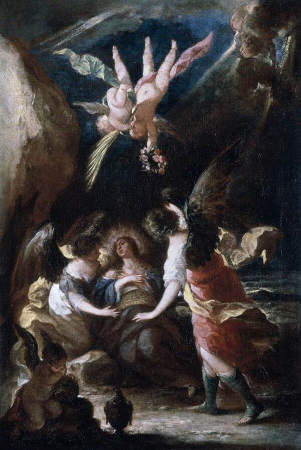 The Death of the Magdalene by José Antolínez, hand-painted oil painting reproduction