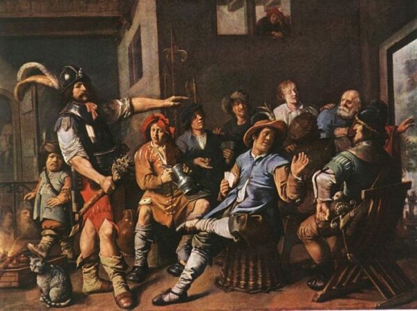 The Denying of Peter by Jan Miense Molenaer, hand-painted oil painting reproduction