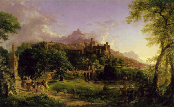 The Departure by Thomas Cole, hand-painted oil painting reproduction