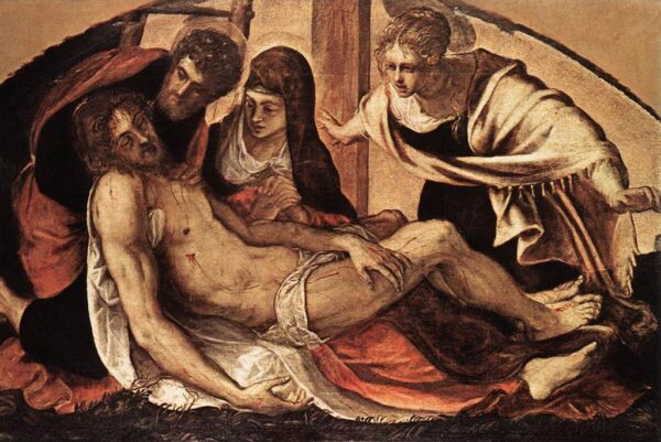 The Deposition II by Tintoretto, hand-painted oil painting reproduction