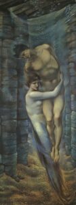 The Depths of the Sea by Edward Burne-Jones, hand-painted oil painting reproduction