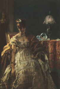The Desperate Woman by Alfred Stevens, hand-painted oil painting reproduction