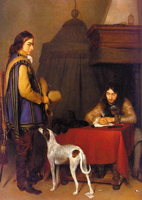 The Dispatch by Gerard ter Borch, hand-painted oil reproduction