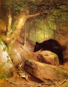The Disputed Way by William Holbrook Beard, hand-painted oil painting reproduction