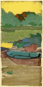 The Dory 1 1895 by Arthur Wesley Dow, hand-painted oil painting reproduction