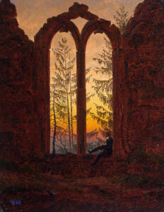 The Dreamer by Caspar David Friedrich, hand-painted oil painting reproduction