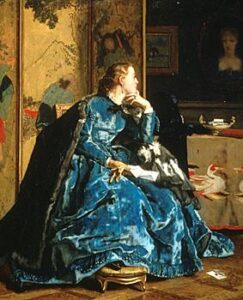 The Duchess by Alfred Stevens, hand-painted oil painting reproduction