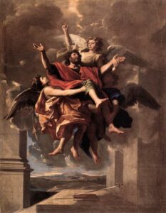 The Ecstasy of St. Paul by Nicolas Poussin, hand-painted oil painting reproduction