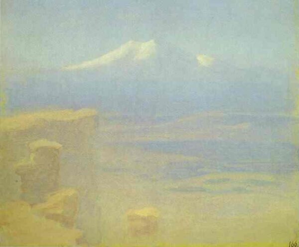 The Elbrus by Arkhip Kuindzhi, hand-painted oil painting reproduction