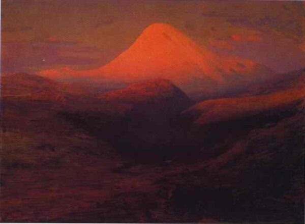 The Elbrus II by Arkhip Kuindzhi, hand-painted oil painting reproduction