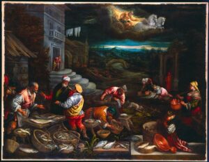 The Element of Water by Jacopo Bassano, hand-painted oil painting reproduction