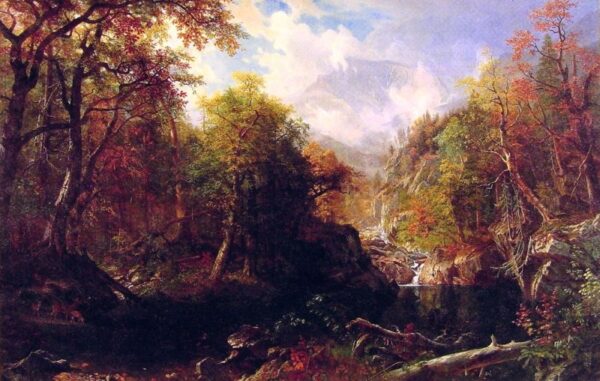 The Emerald Pool by Albert Bierstadt, hand-painted oil painting reproduction