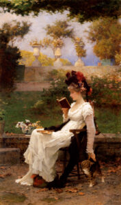 The End Of The Story by Marcus Stone, hand-painted oil painting reproduction