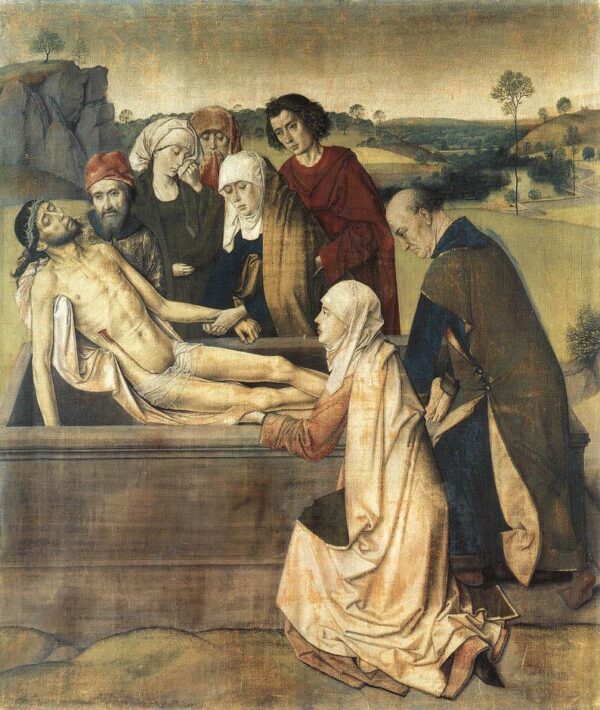 The Entombment by Dieric Bouts the Elder, hand-painted oil painting reproduction