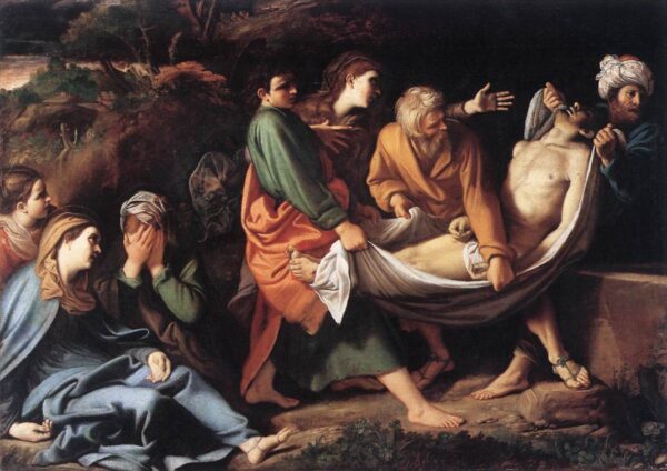 The Entombment of Christ by Sisto Badalocchio, hand-painted oil painting reproduction