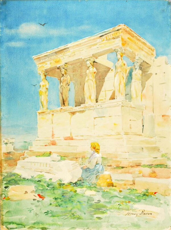 The Erechtheum by Henry Bacon, hand-painted oil painting reproduction