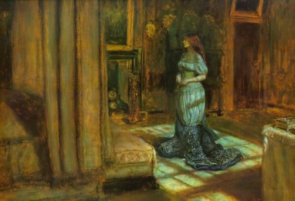 The Eve of Saint Agnes by John Everett Millais, hand-painted oil reproduction