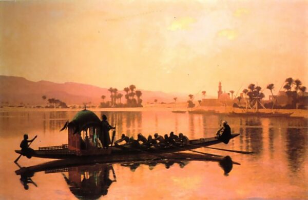 The Excursion of the Harem by Jean-Léon Gérôme, hand-painted oil painting reproduction