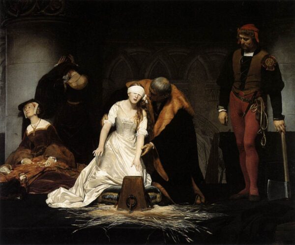 The Execution of Lady Jane Grey by Paul Delaroche, hand-painted oil painting reproduction