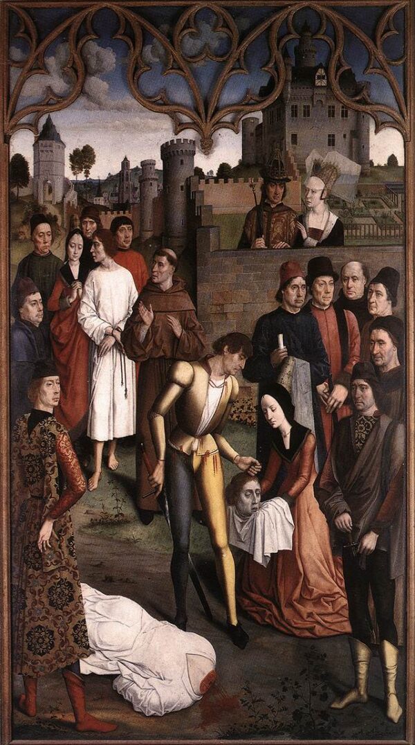 The Execution of the Innocent Count by Dieric Bouts the Elder, hand-painted oil painting reproduction