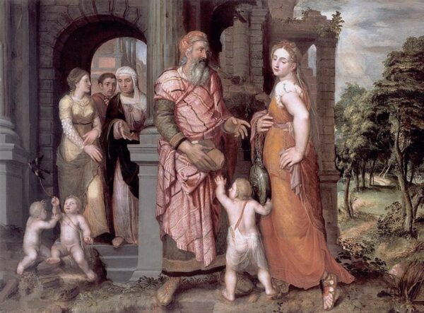 The Expulsion of Hagar by Michiel van Coxcie, hand-painted oil painting reproduction