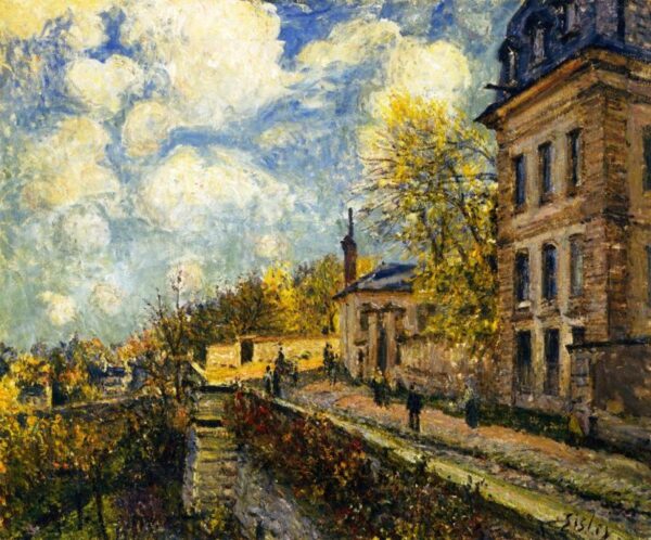 The Factory at Sevres by Alfred Sisley, hand-painted oil painting reproduction