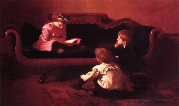 The Fairy Tale by Thomas Pollock Anshutz, hand-painted oil painting reproduction